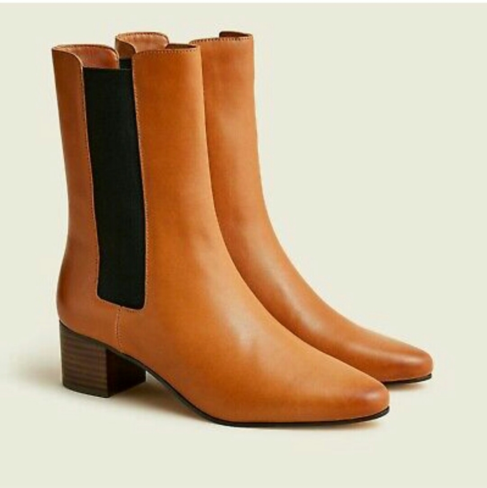 J. Crew Leather Boots Sz 6.5 NIB